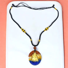 Gold 24K Hallmarked Lord Ganesh Pendant Necklace – Auspicious Temple Jewellery for Protection & Blessings - Vibrant Glazed Finish with Sacred Black Thread Divine Gift for Luck & Prosperity