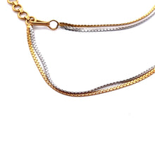 18K Two Tone Gold Necklace Earring Set with Natural Diamond Iolite & Green Gold Jewellery