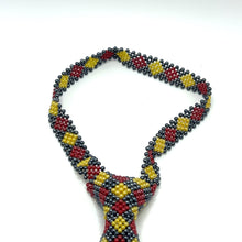 Handcrafted Multi-Color Bead Pearl Tie Vibrant and Chic