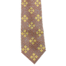 Handcrafted Diamond Pattern Pearl Tie Elegant Timeless Neckwear