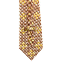 Handcrafted Diamond Pattern Pearl Tie Elegant Timeless Neckwear