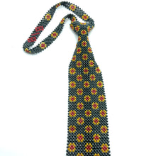 Handcrafted Flower Pattern Pearl Tie Delicate and Charming
