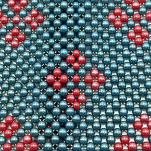 Handcrafted Diamond Pattern Pearl Necktie Elegant and Timeless