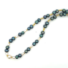 Pearl Round 6mm Smooth Handmade Birthstone Necklace