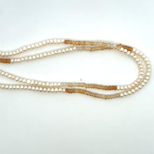 Natural Citrine & Pearl Elegant Gemstone Handmade Necklace