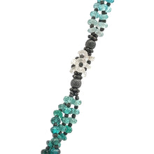 Alluring Vibrant Multi Colored Cubic Zirconia Necklace Earring Set