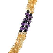 Cubic Zirconia Colored Rondelle Facet Necklace Earring Vibrant Set