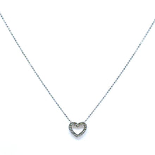 Classic Heart Pendant Necklace Classic White Stone – Elegant Everyday Fashion Jewelry