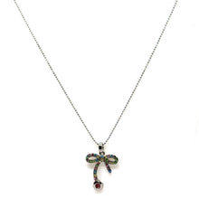 Colorful Bow and Drop Stone Charm Pendant Necklace – Cute & Stylish Beaded Chain Jewelry