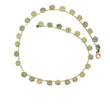 Natural Emerald Heart Briolette Bead Gemstone Necklace Jewelry