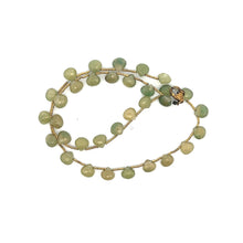 Natural Emerald Heart Briolette Bead Gemstone Necklace Jewelry