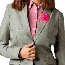 Handmade Brooch Boutonniere Unique Fish Scales Pink Rose Florals