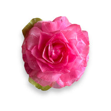 Handmade Brooch Boutonniere Unique Fish Scales Pink Rose Florals