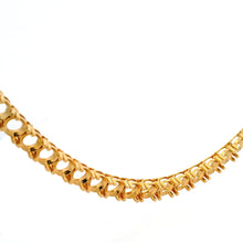 18K Yellow Gold Tennis Necklace Mounting