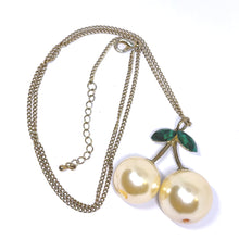 Yellow Gold Plated Leaves Twin Simulated Pearl & Green Created Stones Pendant Necklace – Nature-Inspired Ethnic Jewelry