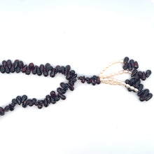 Natural Garnet Drop & Pearl Rice Birthstone Necklace Jewelry