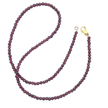 Natural Garnet Hexagon Facet Bead Gemstone Necklace Jewelry