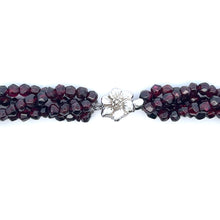 Natural Garnet Pearl Amethyst Birthstone Handmade Necklace