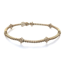 Bracelet 18K Yellow Gold Tennis Mounting