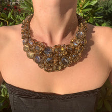 Handmade Bib Choker Smoky 20