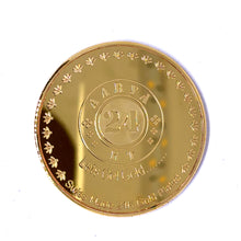 Sai Baba 24K Gold Plated Swiss Coin – Sacred Keepsake of Faith, Healing Energy & Divine Guidance