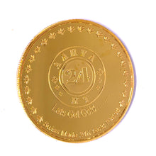 Tirupati Balaji 24K Gold Plated Coin – Divine Venkateswara Swiss Made Token for Prosperity, Protection & Blessings