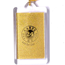 Ganesh Laser Engraved Keychain 24k Gold Foil Auspicious Gift for Protection & Success