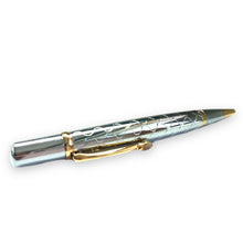 Luxury Gold Handcrafted Writing Pen With Inlay Wavy Design