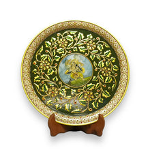 Marble 24K Gold Handcrafted Decorated Ganesha 12” Plate