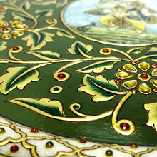 Marble 24K Gold Handcrafted Decorated Ganesha 12” Plate