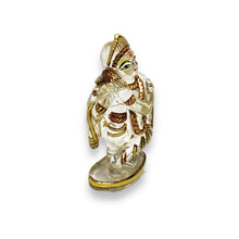 24K Gold Crystal Handcrafted Krishna Divine Statue