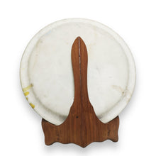 24K Gold Handcrafted Unique Marble Peacock 12