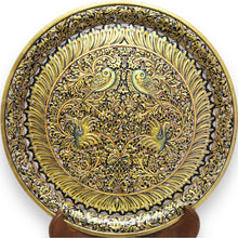 24K Gold Handcrafted Unique Marble Peacock 12