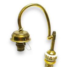 24K Gold Marble Handcrafted Mid Century Table Lamp Stand