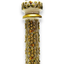 24K Gold Marble Handcrafted Mid Century Table Lamp Stand