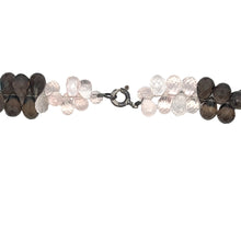 Natural Rose Quartz Smoky Quartz Swiss Blue Topaz Citrine Amethyst Gemstone Necklace