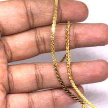 Gold Plated Serpentine Joint S- Shaped Links Chain Necklace Jewelry