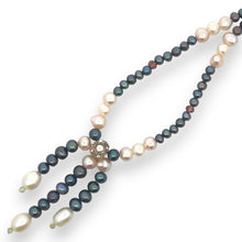 Natural Multi Tourmaline Pearl Peridot Plain Ball Handmade Necklace Jewelry