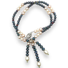 Natural Multi Tourmaline Pearl Peridot Plain Ball Handmade Necklace Jewelry