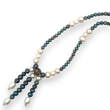 Natural Pink Green Tourmaline Peridot Pearl Multi Color Necklace