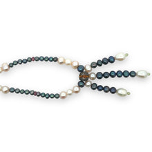 Natural Pink Green Tourmaline Peridot Pearl Multi Color Necklace