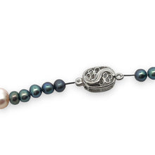 Natural Multi Tourmaline Pearl Peridot Semi Precious Necklace