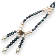 Natural Multi Tourmaline Pearl Peridot Semi Precious Necklace