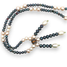 Natural Multi Tourmaline Pearl Peridot Semi Precious Necklace