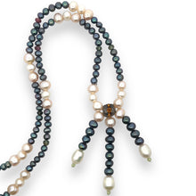 Natural Multi Tourmaline Pearl Peridot Semi Precious Necklace