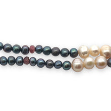 Natural Multi Tourmaline Pearl Peridot Semi Precious Necklace