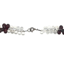 Natural White Topaz Garnet Citrine Swiss Blue Topaz Amethyst Gemstone Semi Necklace