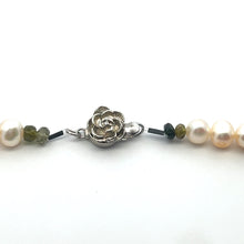 Natural Multi Tourmaline Pearl Citrine Peridot Birth Necklace Jewelry