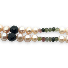 Natural Citrine & Multi Tourmaline Pearl Peridot Gemstone Necklace