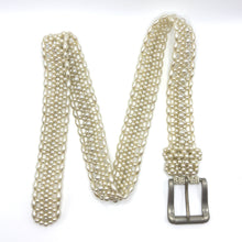 Handcrafted Classic Freshwater Pearl Buckled Belt Unique Giftware